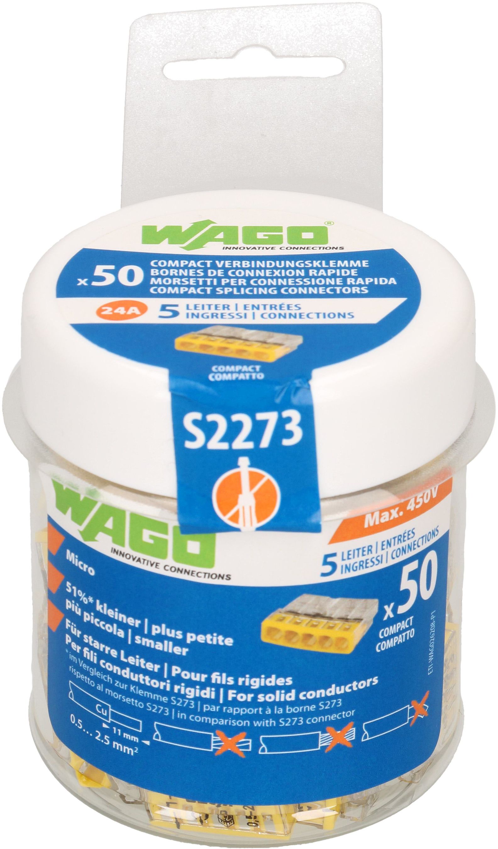 Wago bornes de connexion 5L