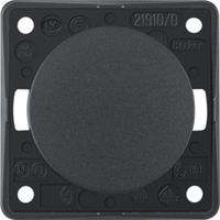 bouton-poussoir à bascule 1 NO Integro Flow/Pure IP44 anthracite