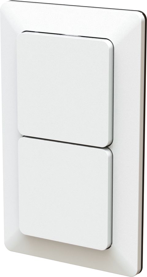 combinaison interrupteur s3 / s3 ta.2x1 ENC priamos blanc