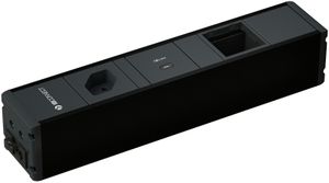 CUBO bloc multiprise noir 1x type 13 1x USB-C 60W 1x vide aimant