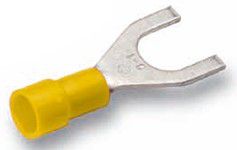 Cosses de câble à sertir isolées 4-6mm² M10 jaune