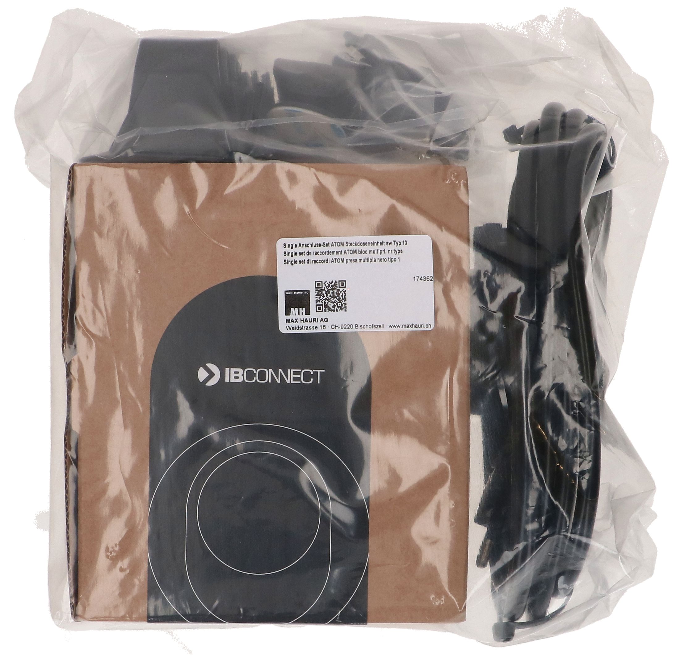 Single set de raccordement ATOM bloc multipri. nr type 13 USB-A/C