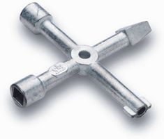 Clé de mât en zamac carré extérieur