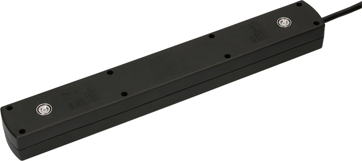 multiprise Safety Line 5x type13 90° BS noir USB aimant