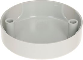 Deckenrosette rund 2 Befestigungslöcher lichtgrau