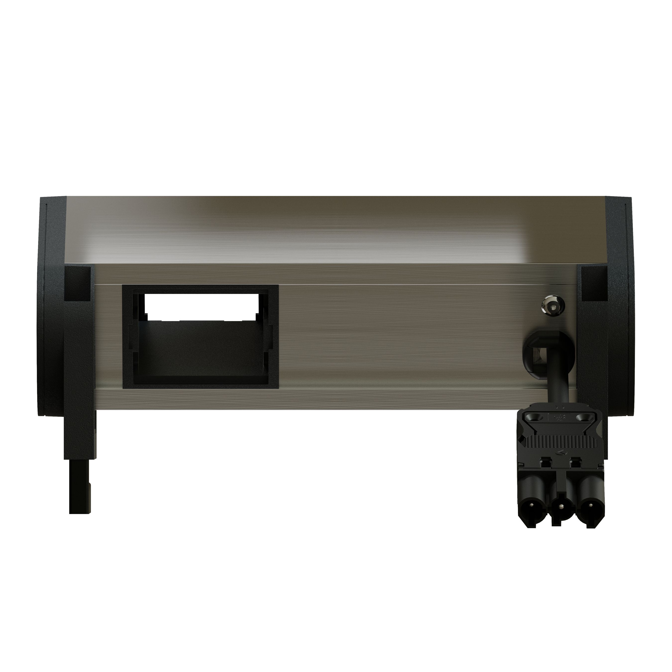 SUPRA bloc multiprise anodisé 1x type 13 1x USB-A/C 1x vide