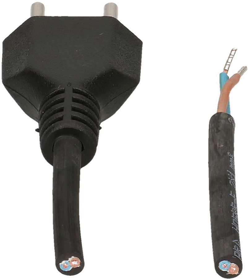 GD-Netzkabel H05RR-F2X1.0 5m schwarz Typ 11