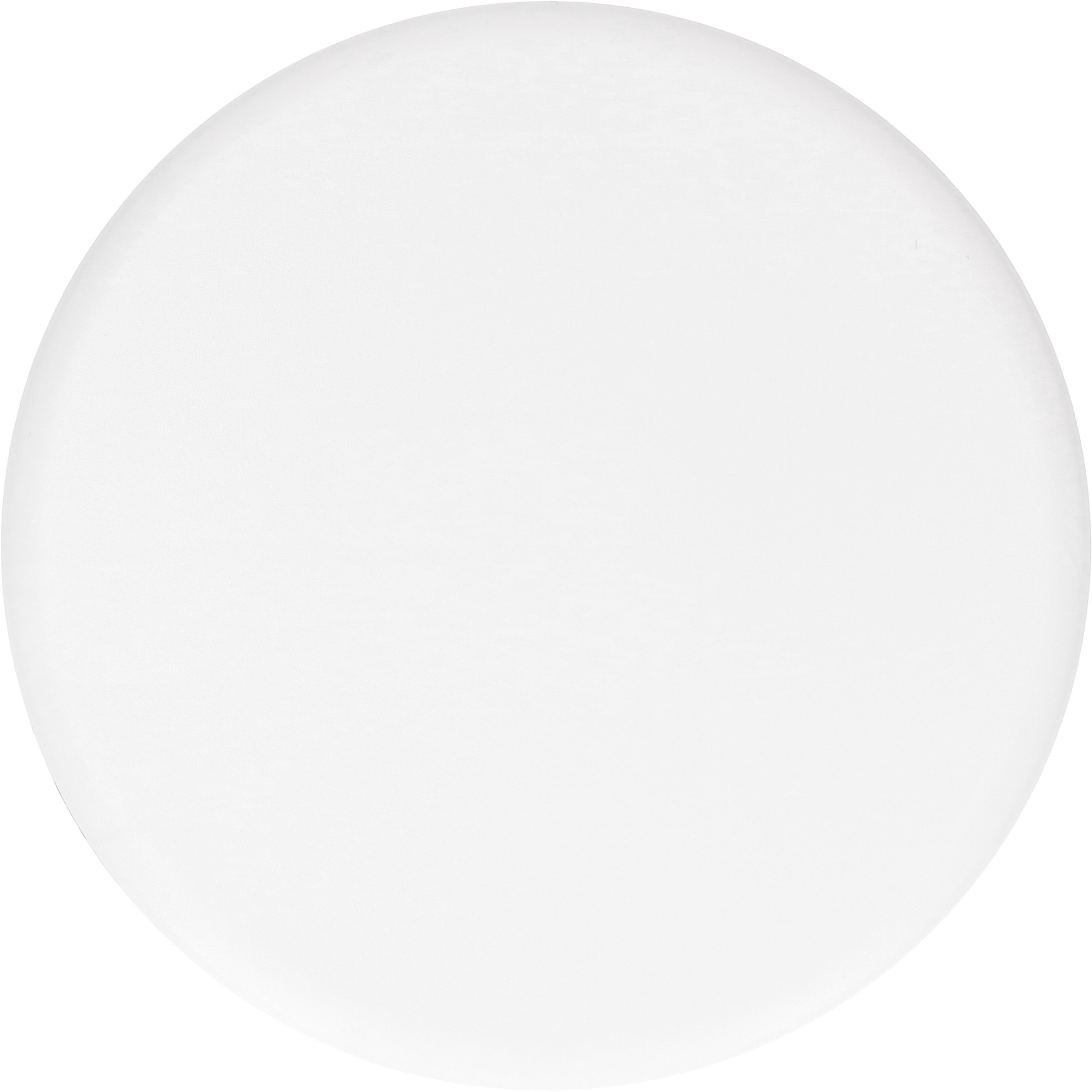 rosette de plafond rond plat étrier à ressort enfichable blanc