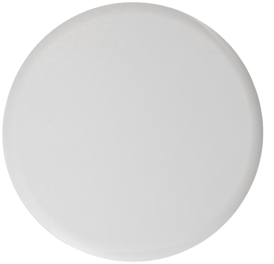 rosette de plafond rond plat étrier à ressort enfichable gris