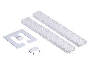 garniture serpentine de câble 1 Flex II 0.75m blanc RAL9003