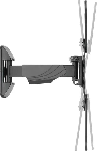 support TV mural MOTION 3 noir inclinable/orientable jusqu'à 35kg