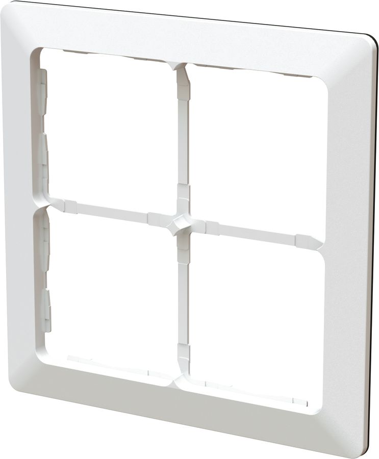 Abdeckrahmen Gr.2x2 UP inkl. Designprofil priamos weiss