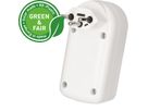multi adaptateur ADAPT 2x type 13 blanc rotatif Green+Fair