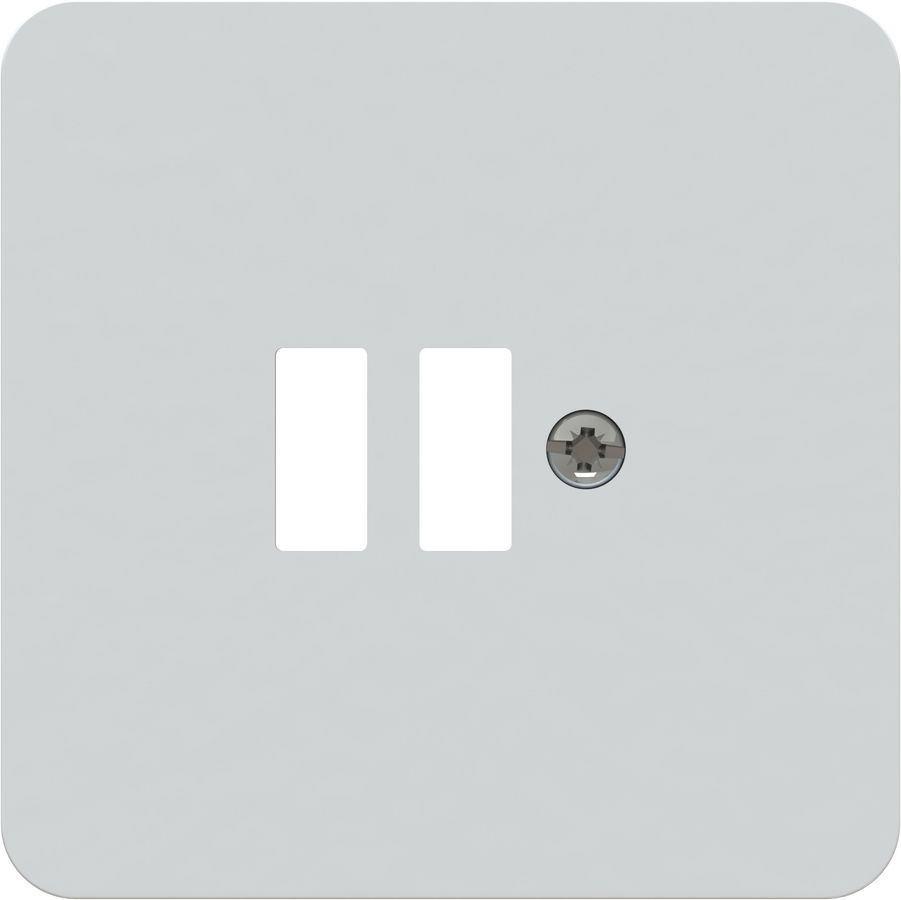 bloc chargeur 2x USB plaque frontale priamos blanc