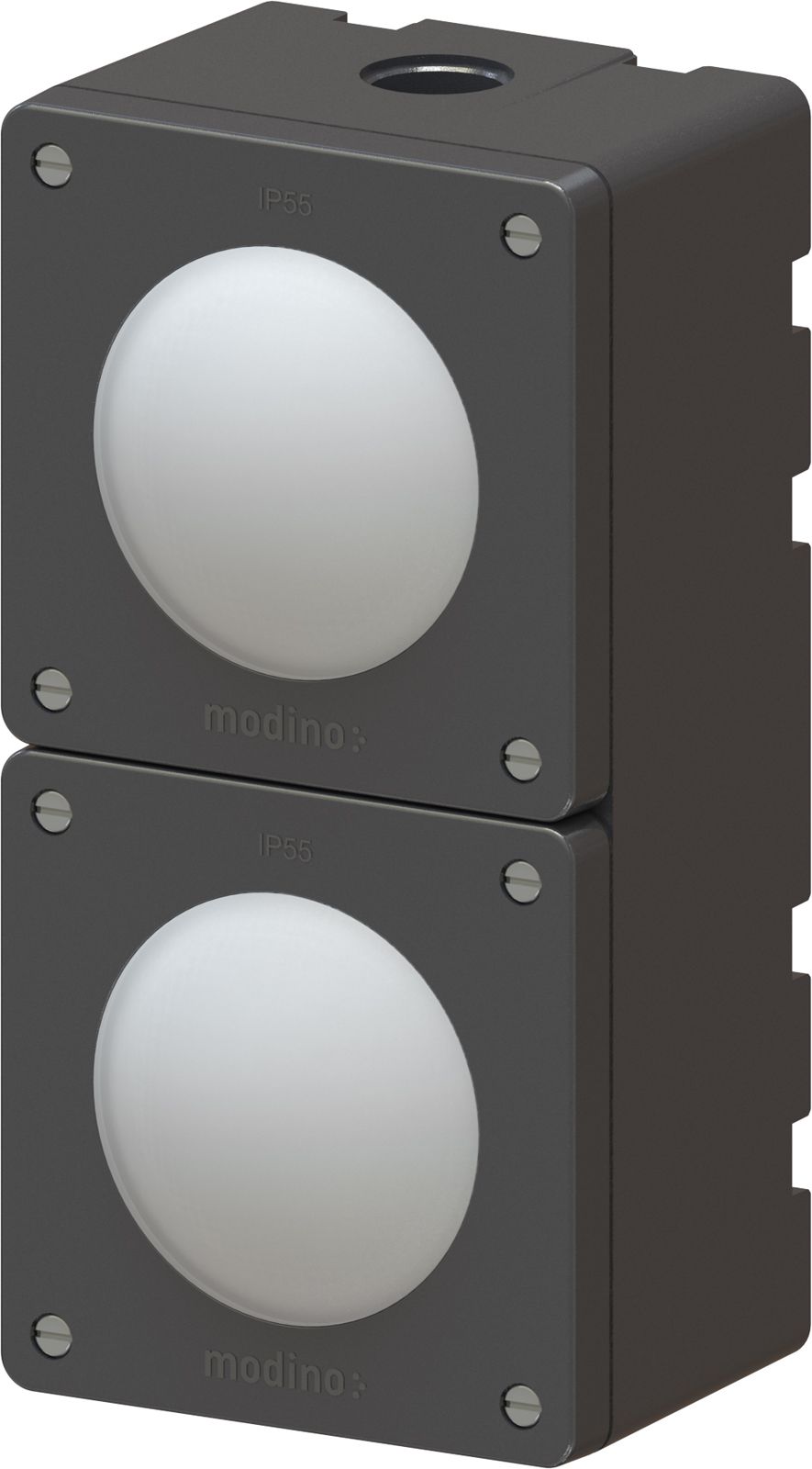 combinaison interrupteur s3 / s3 ta.2x1 AP exo IP55 noir