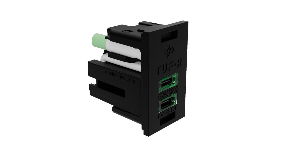 LIBERTY USB Charger QF05 TUF-R/EP avec 2x USB-C 150W noir