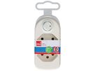 multi adaptateur ADAPT 2x type 13 blanc rotatif inter. Green+Fair