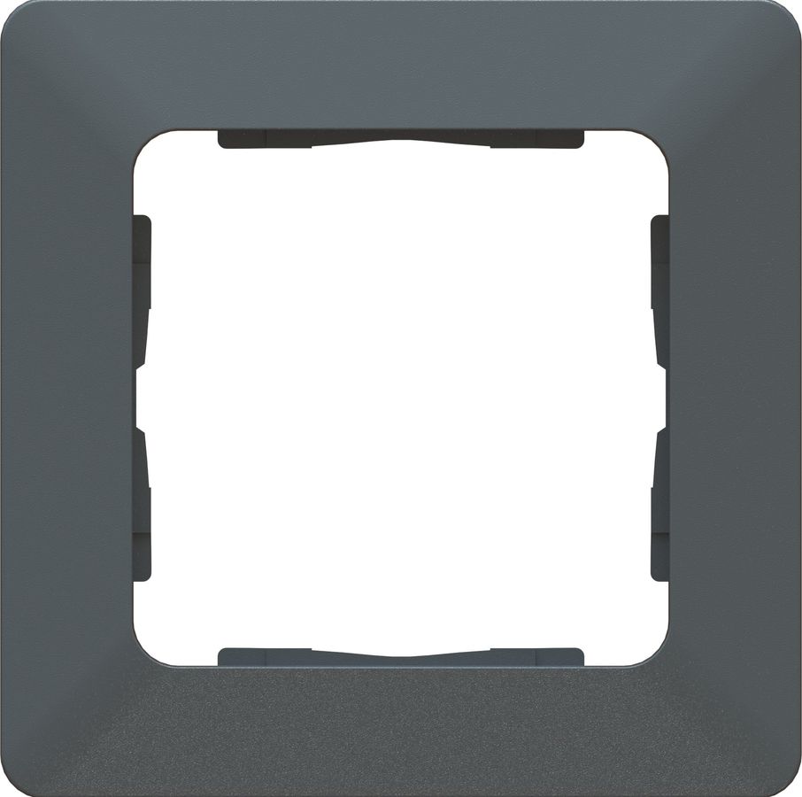 Abdeckrahmen Gr.1x1 UP inkl. Designprofil priamos anthrazit