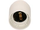 douille E27 manteau lisse M10x1 blanc