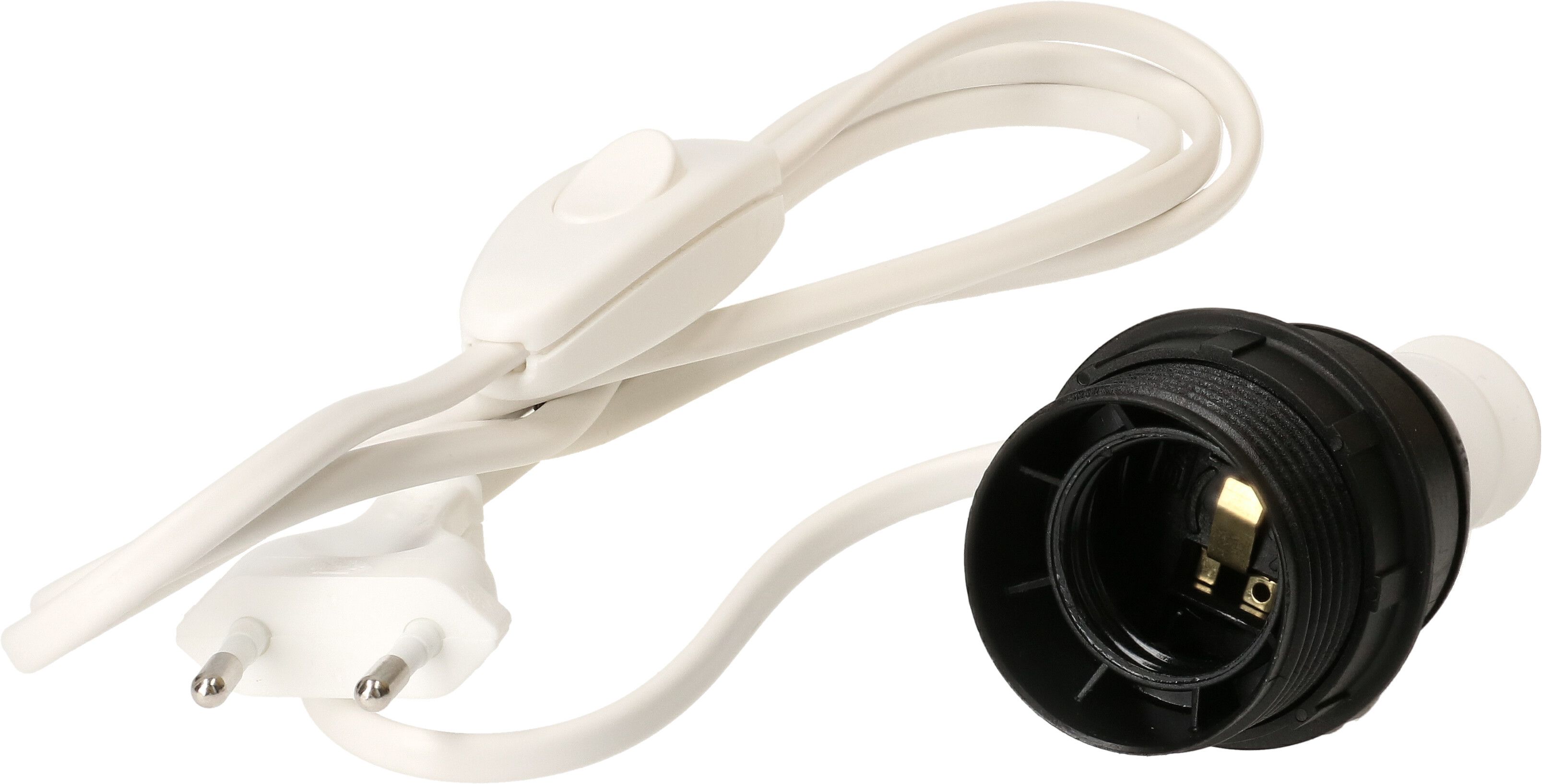 cordon de bouteille E27 blanc L=1.5m