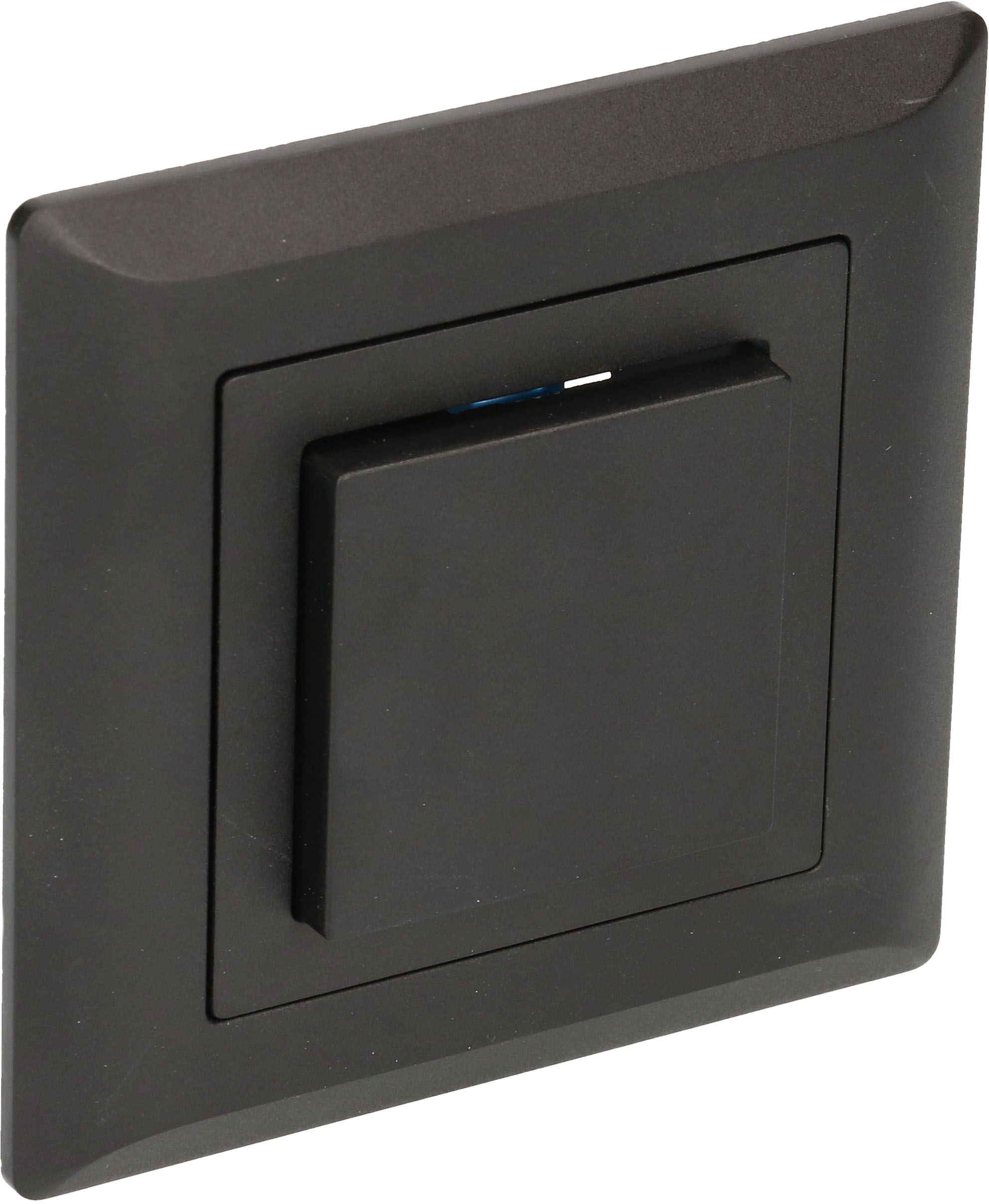 bouton-poussoir NO/NF ENC Kallysto noir