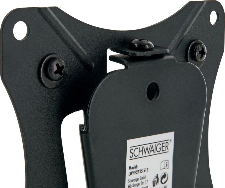 support TV mural FIXED 1 noir jusqu'à 25 kg