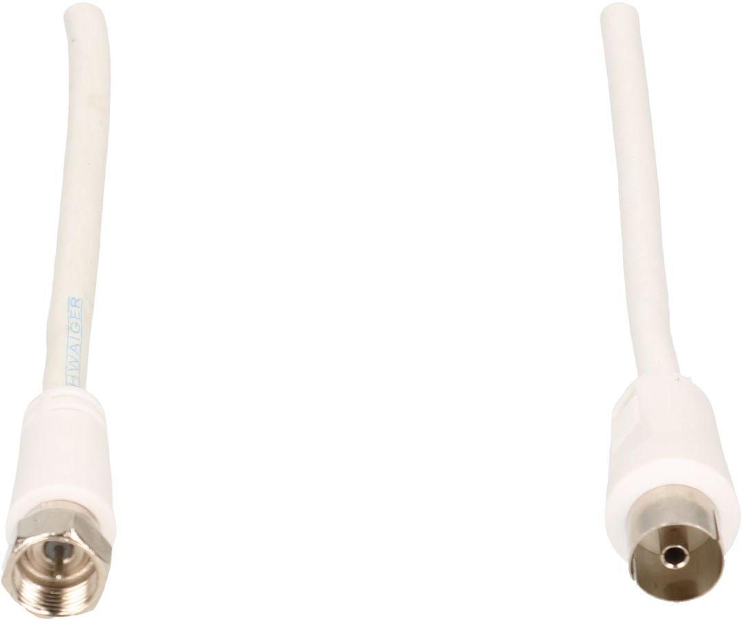 câble de raccordement SAT 75dB 1.5m blanc
