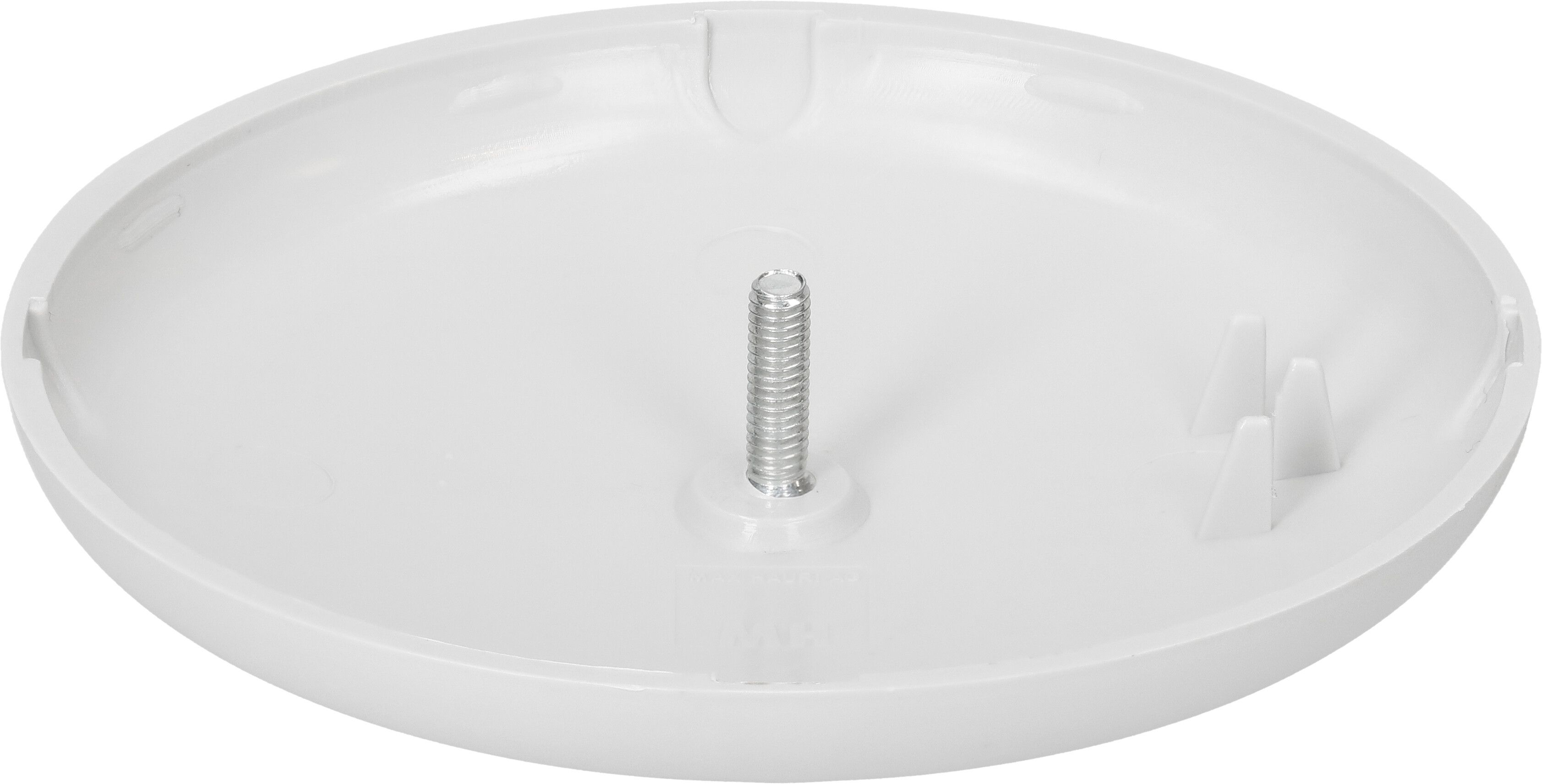 rosette de plafond rond barre gris clair