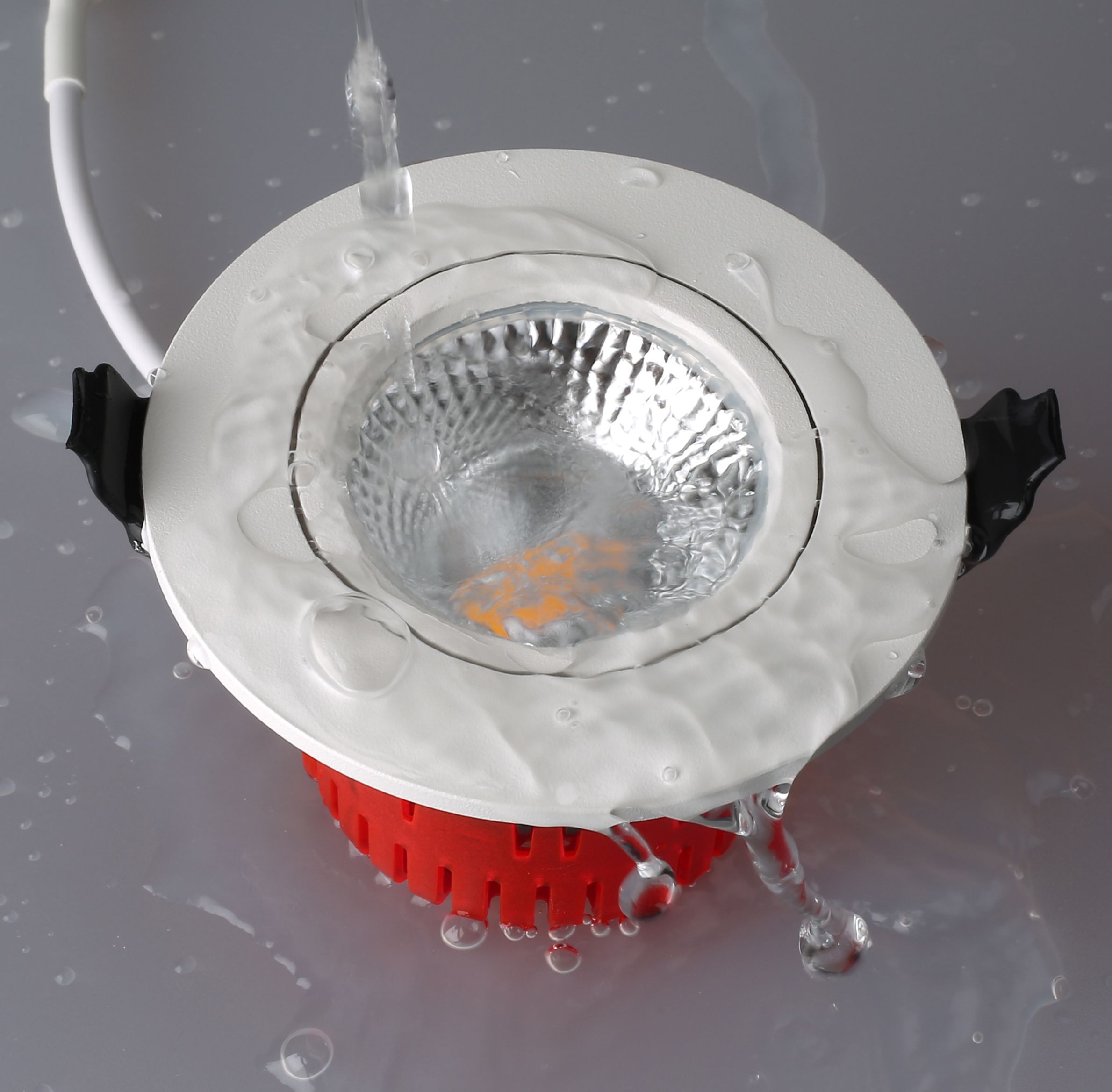 spot encastré à LED SOLV-IP65 Ø68 blanc 3000K 710lm 38°