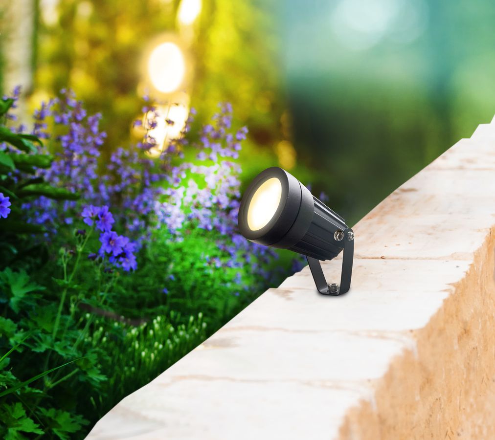 set de 3 lampes de jardin Merkuro / ALU noir IP65 / LED / type 11