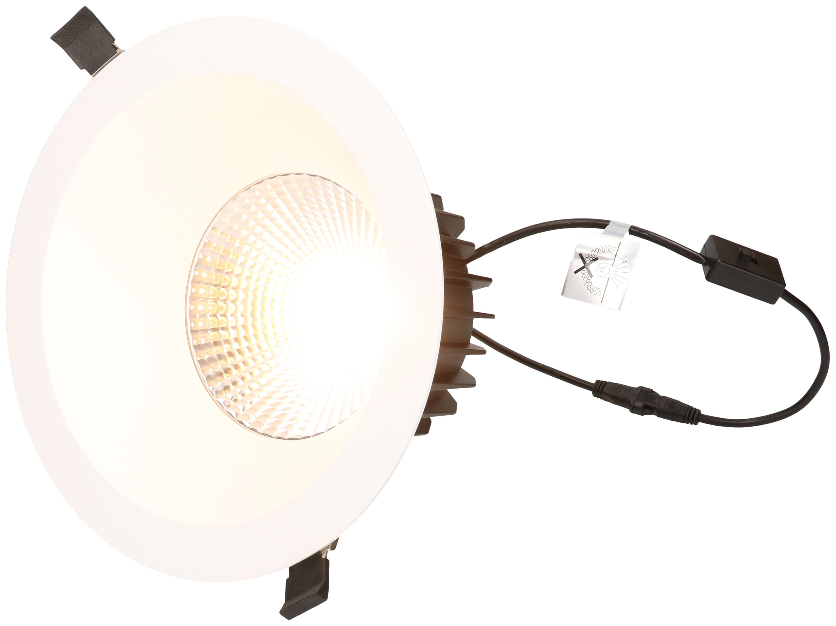 LED-Downlight ATMO Ø200 blanc 3000+4000K 2305lm 60°