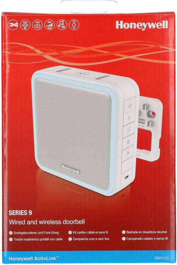 Carillon filaire, portée=200 m, blanc, halo lumineux flash LED