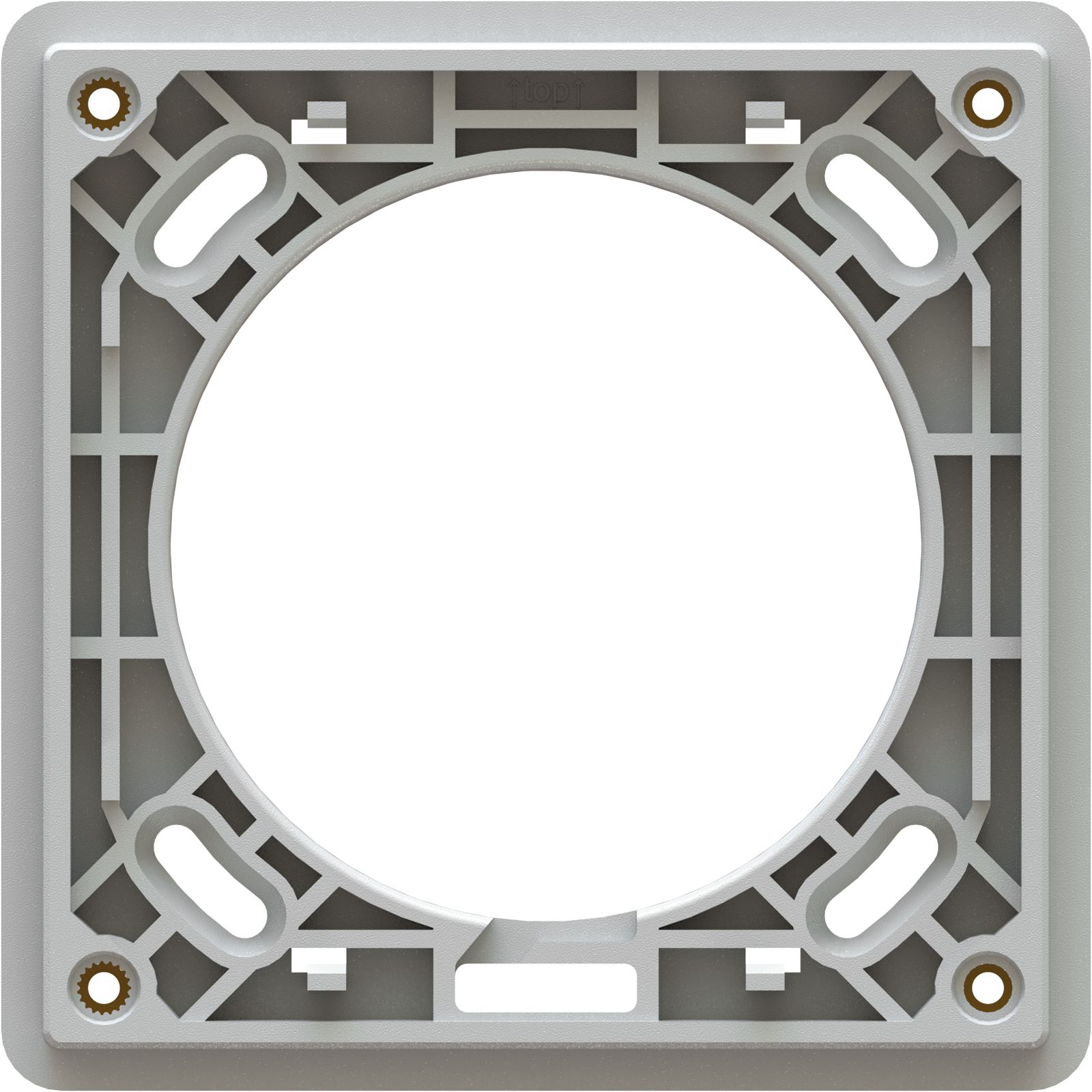 cadre de fixation ta.1x1 ENC exo IP55 gris clair