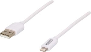 câble de recharge Lightning vers USB-A 2m blanc