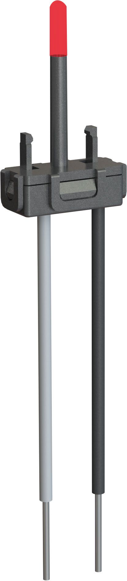 cartouche éclair. LED rouge pour interr./bouton et petite comb.