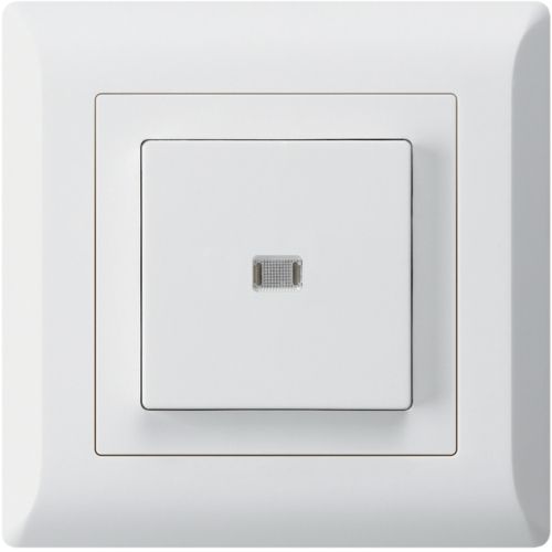 Druckschalter Schema 6 beleuchtet UP Kallysto weiss