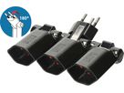 multi adaptateur clip-clap 3x type 13 3 pôles noir BS