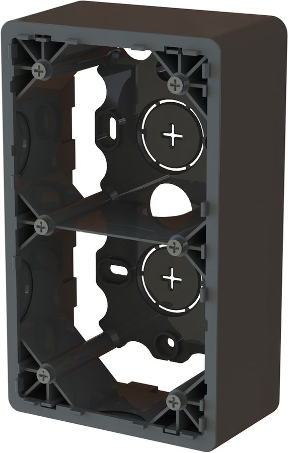 boîtier ta.2x1 AP priamos anthracite