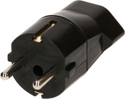 Fiche d'adaptation Schuko / type 23 3 pôles noir