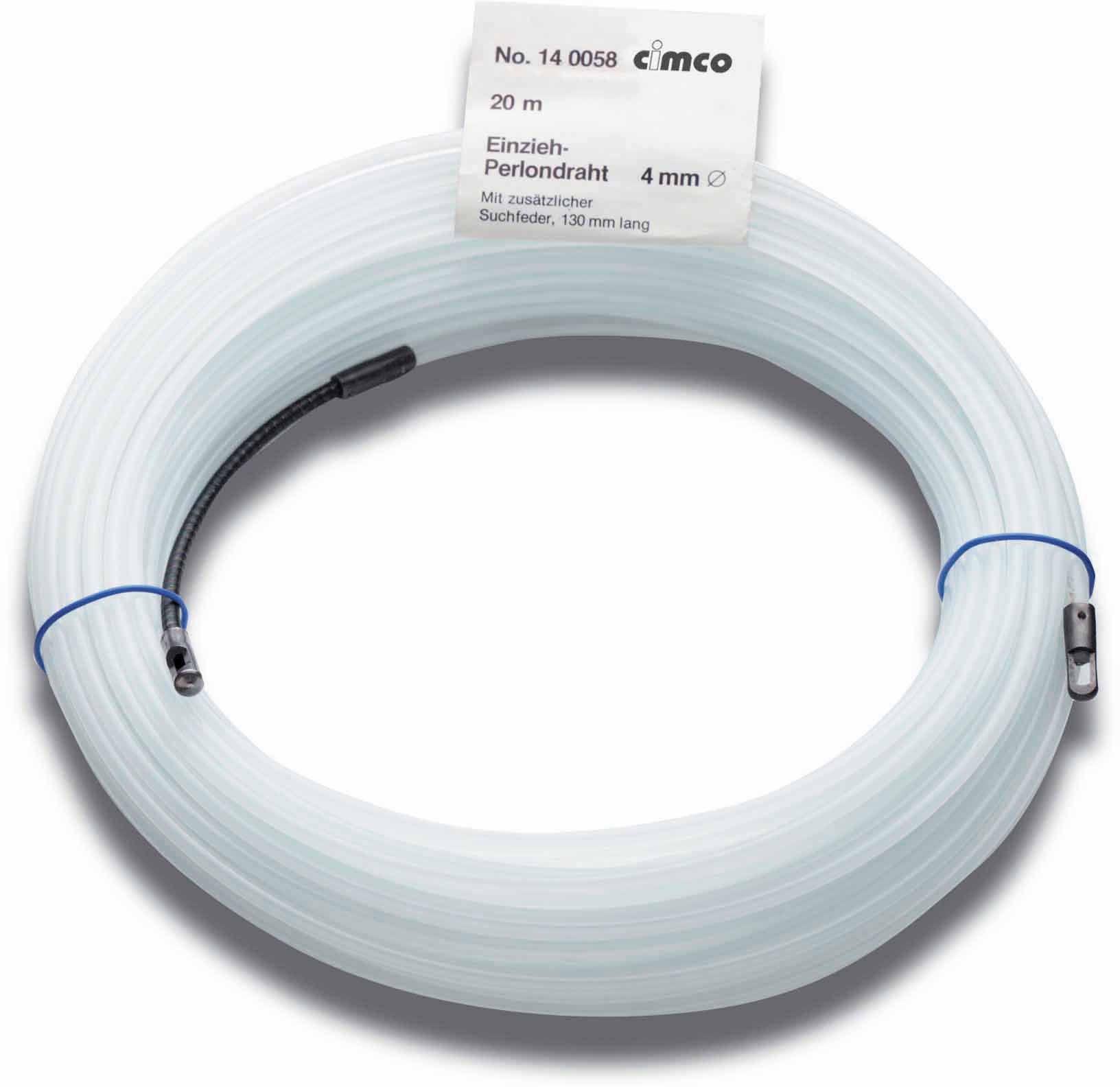 Fil de tirage de câble Perlon 25m env. 130mm résis. à trac.900N