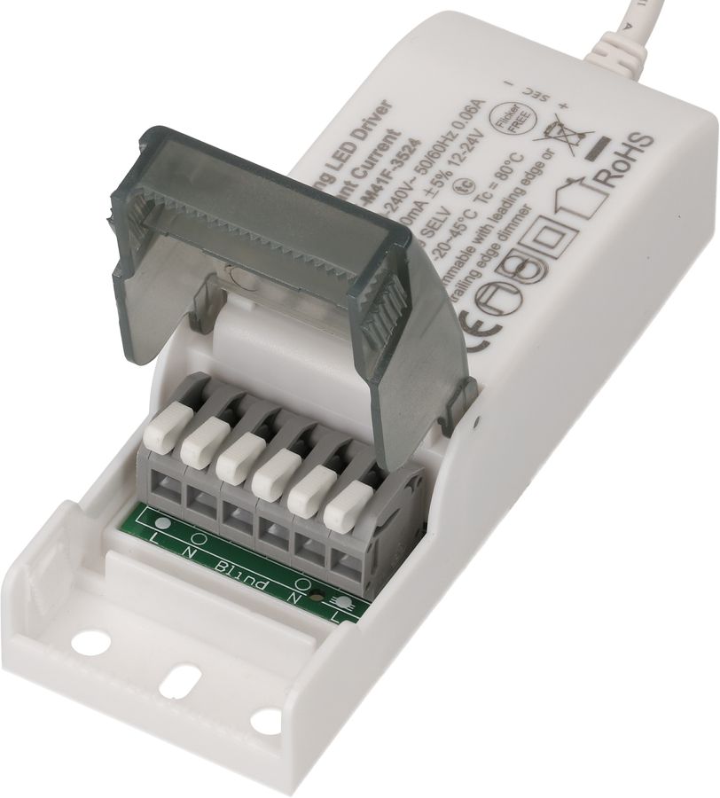 spot encastré à LED DISC Ø68 nickel brossé 3000K 650lm 36°