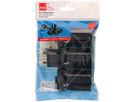 Abzweigstecker clip-clap 3x Typ 13 3-polig schwarz BS
