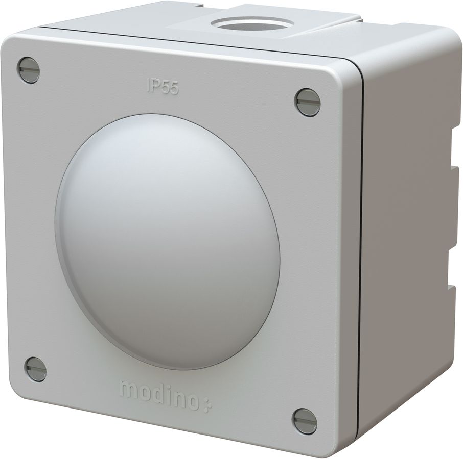 interruttore schema 3 AP exo IP55 grigio luce