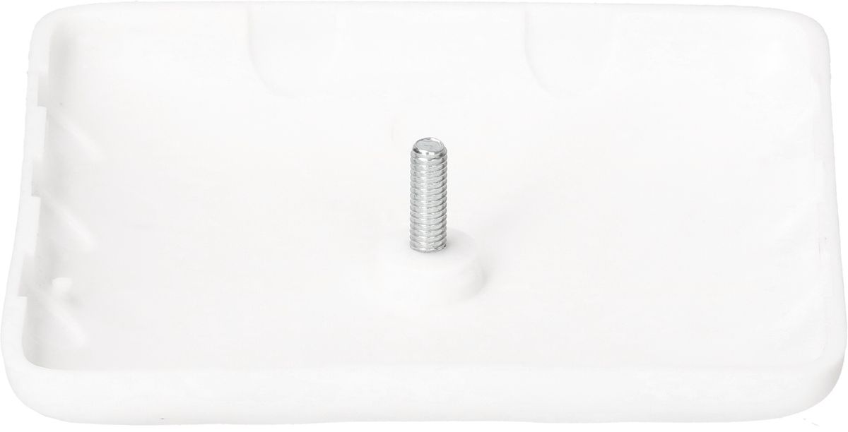 rosetta a soffitto quadrato barra bianco