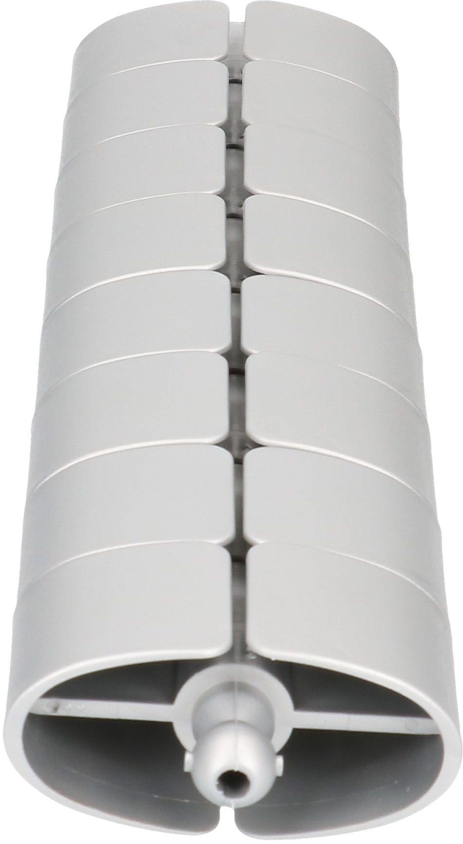 serpentine de câble Premium 0.37m argent RAL9006