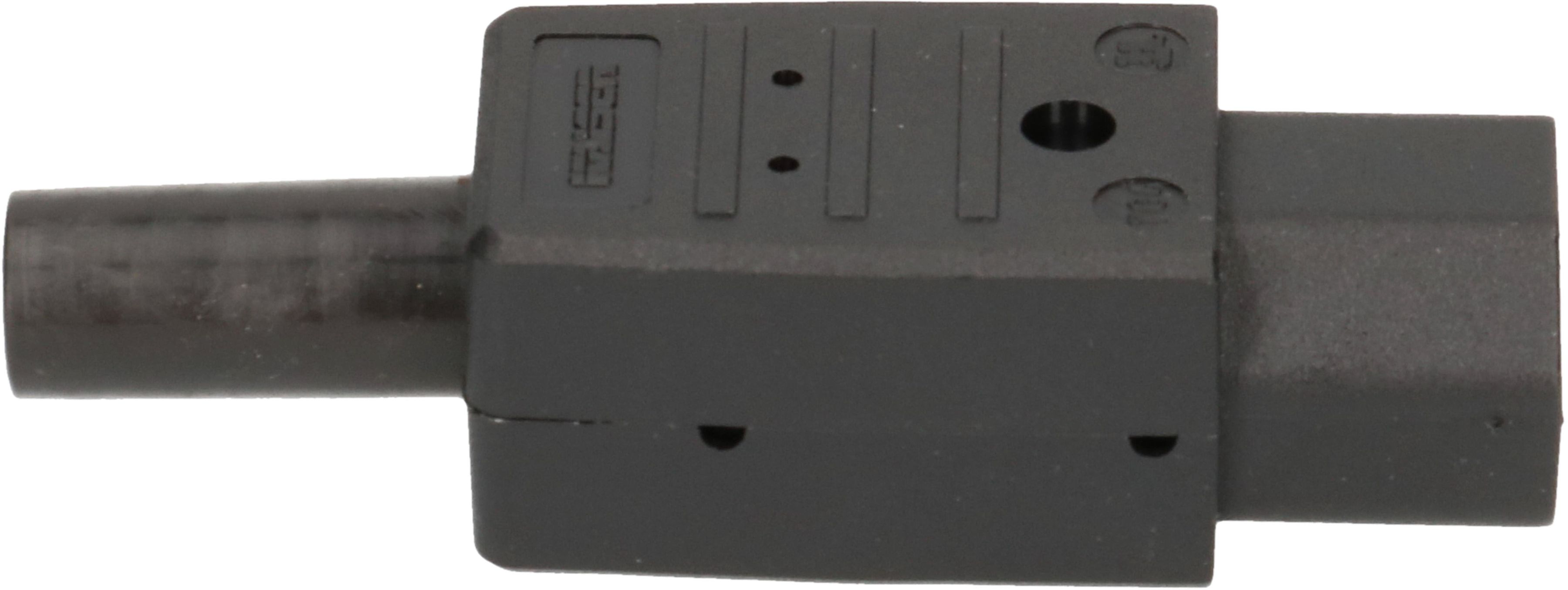 prise de connecteur type C21 3 pôles noir