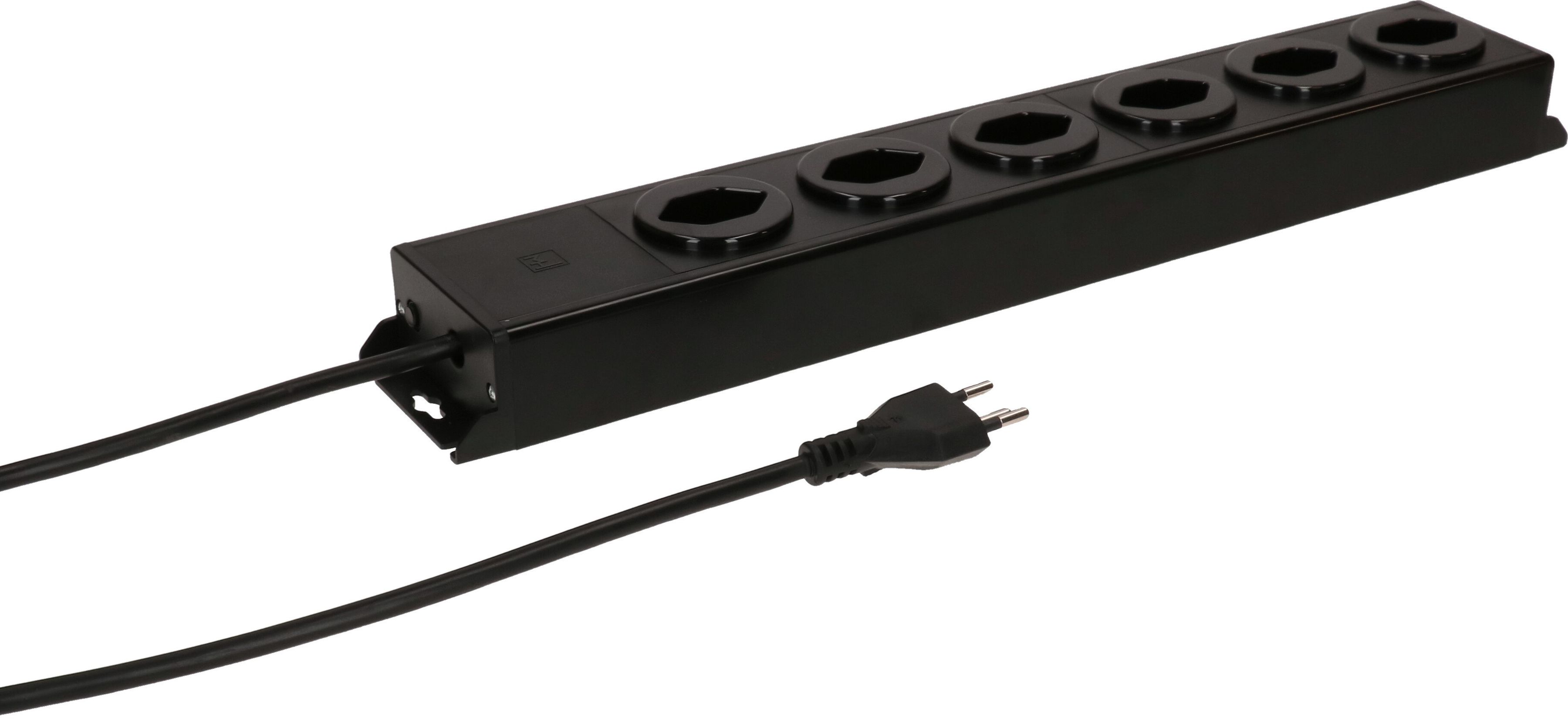 multiprise Power Line 6x type 13 noir/noir 1.5m