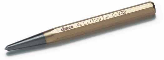 Poinçons DIN 7250 octogonaux en acier au chrome-vanadium