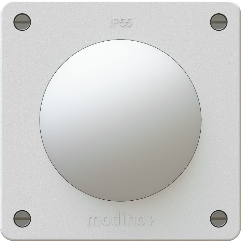 interruttore schema 3 inserto +set frontale exo IP55 bianco