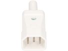 fiche de connecteur type C14 3 pôles blanc